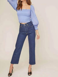 ASTR Teri Top in periwinkle - women's shirt - view 5