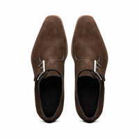 Zelli Italia - Men's Hebilla Italian Suede Monk Strap Shoe