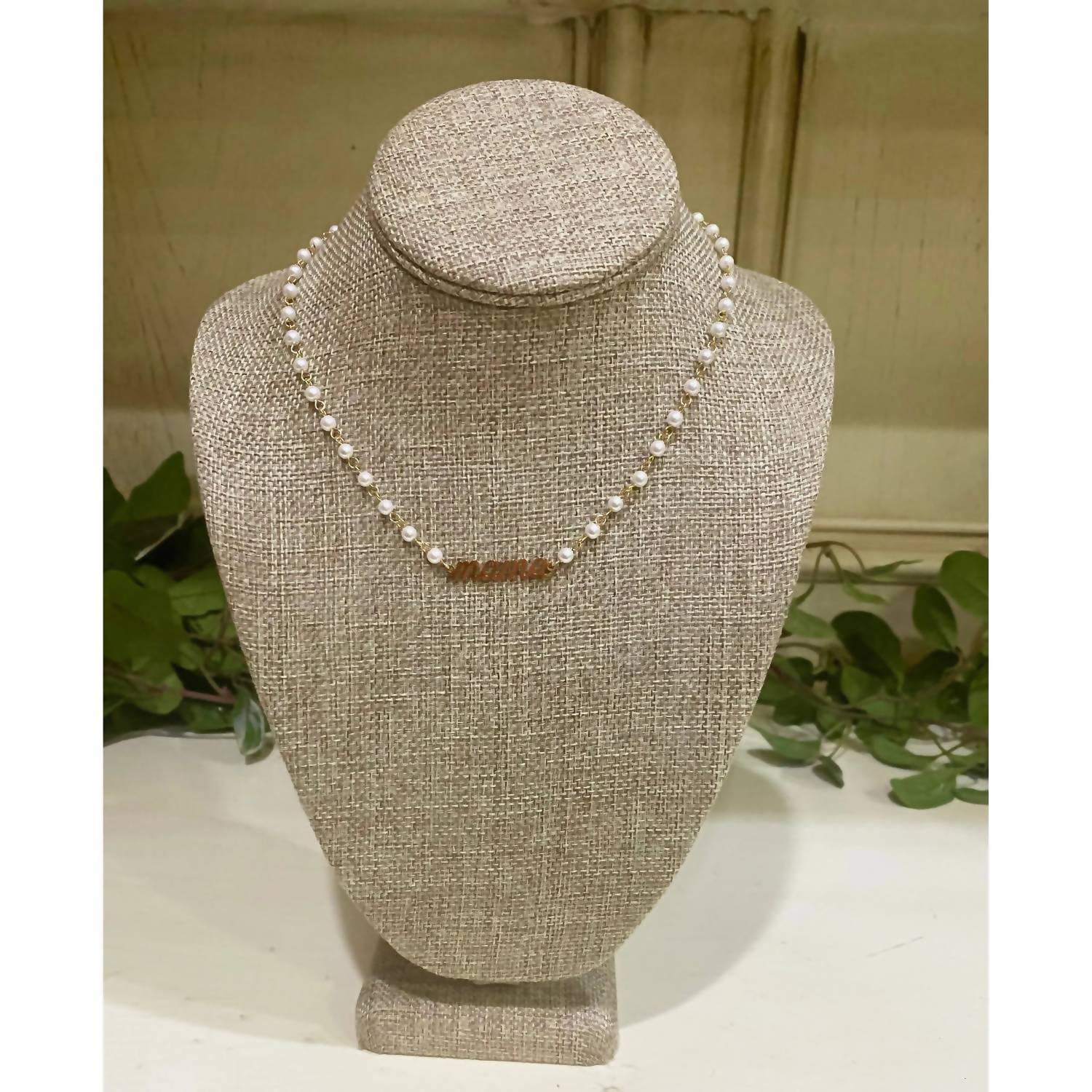 Ellison+Young - Women's Mama Pearl Charm Necklace