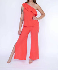 STARKx Ashton Pants in pink - women's pants - detail view