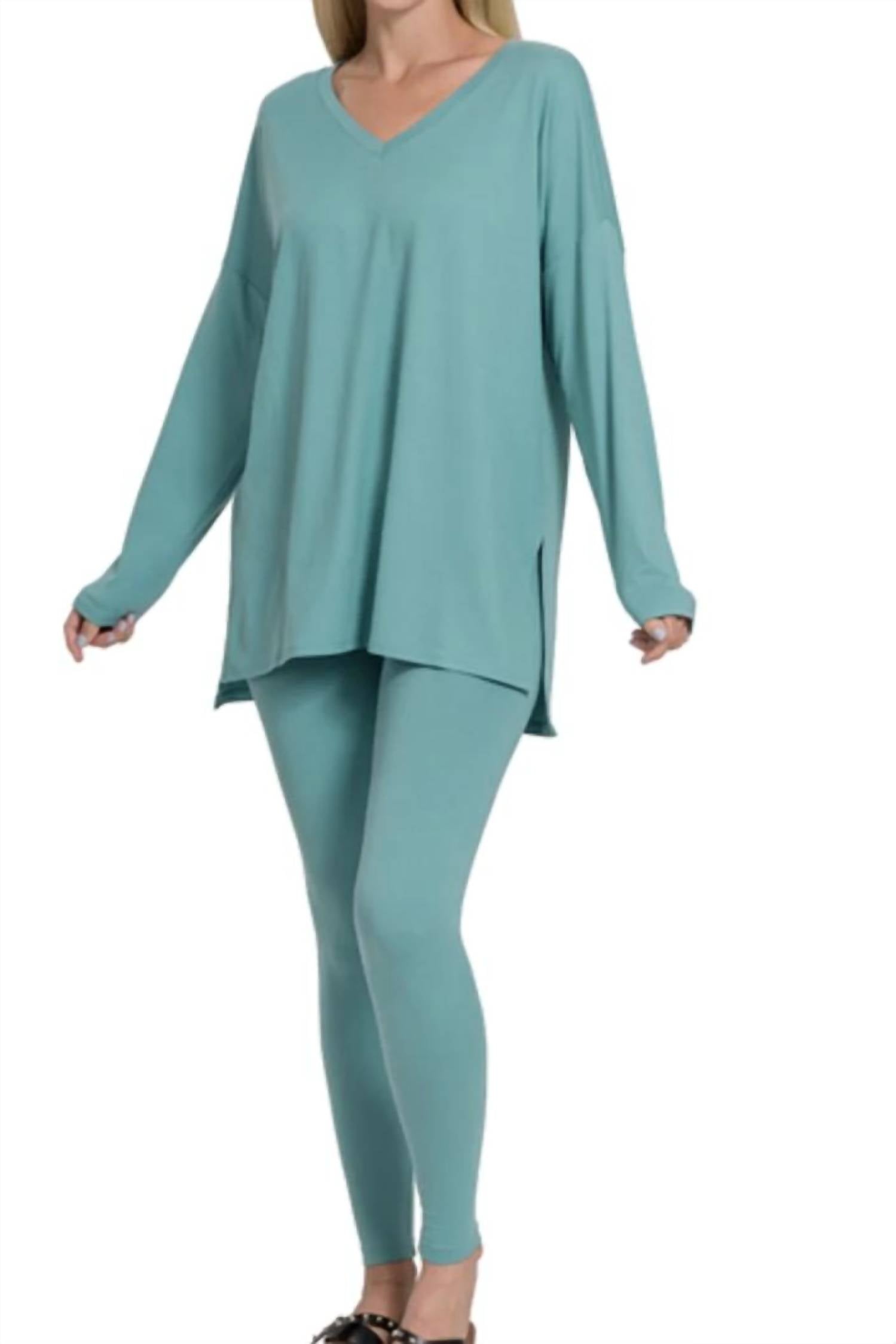 Zenana - Just Relax Loungewear Set