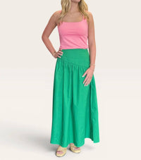 Dolce Cabo - Women's Gathered Midi Skirt
