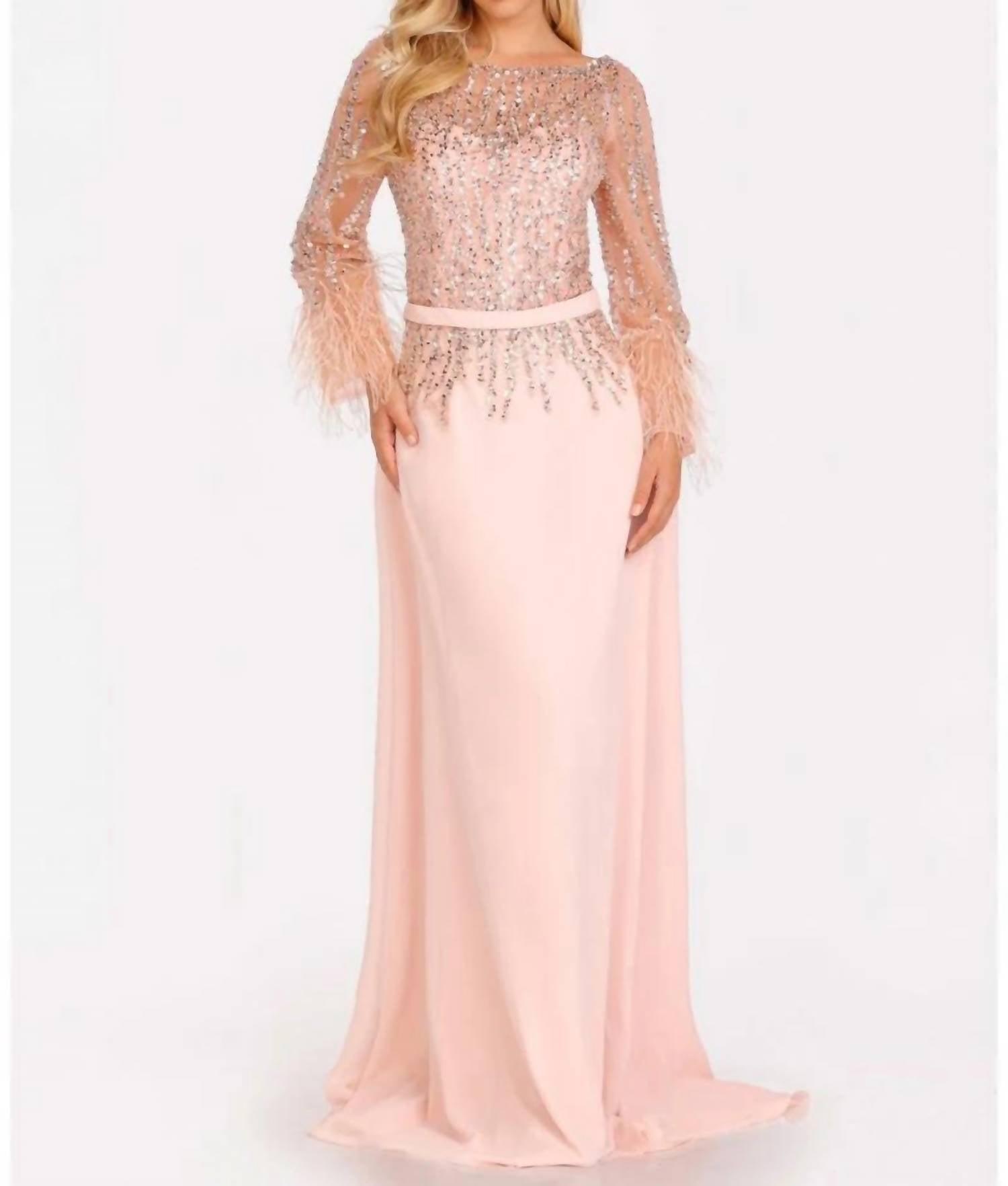 Terani Couture - Formal Strapless Sweetheart Long Evening Premium Dress