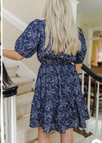 Lucy Paris - Raissa Paisley V-neck Dress