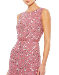 Mac Duggal - Sequin Midi Dress