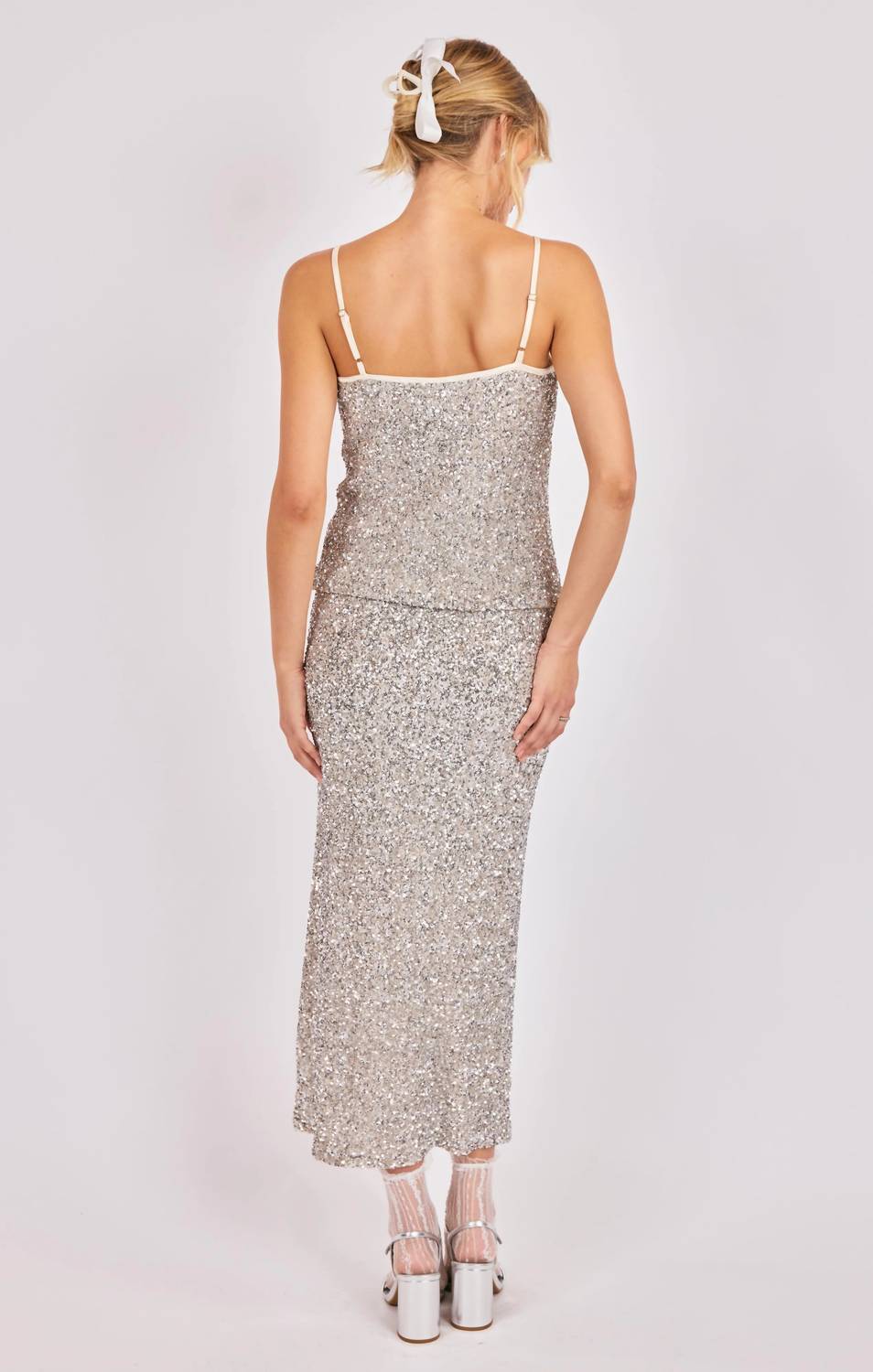 Sadie & Sage - Luster Sequin Maxi Skirt
