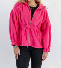 Tcec - Pop Adjustable Waist Cinching Jacket