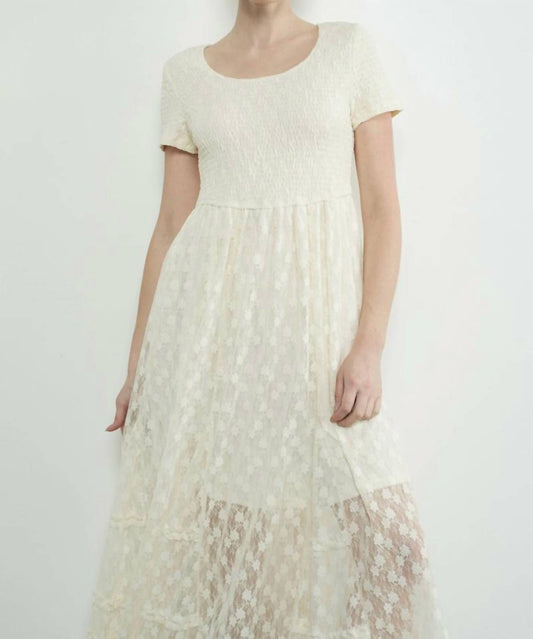 Aaron & Amber - Heirloom Lace Maxi Dress