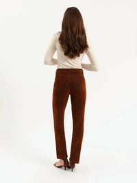 Daze - Smarty High Rise Slim Straight Pants