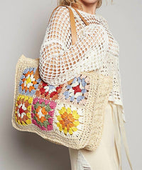 Pol - Crochet Squares Tote Bag