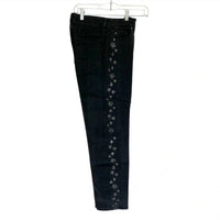 Camila Coelho - Women's Crystal Detail High Rise Jeans