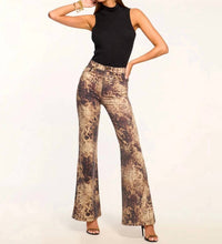 Ramy Brook - Printed Tyra High Waisted Flare Jean