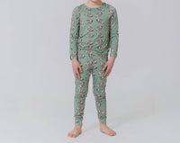 Pink Chicken - Boys Bamboo Pajama Set