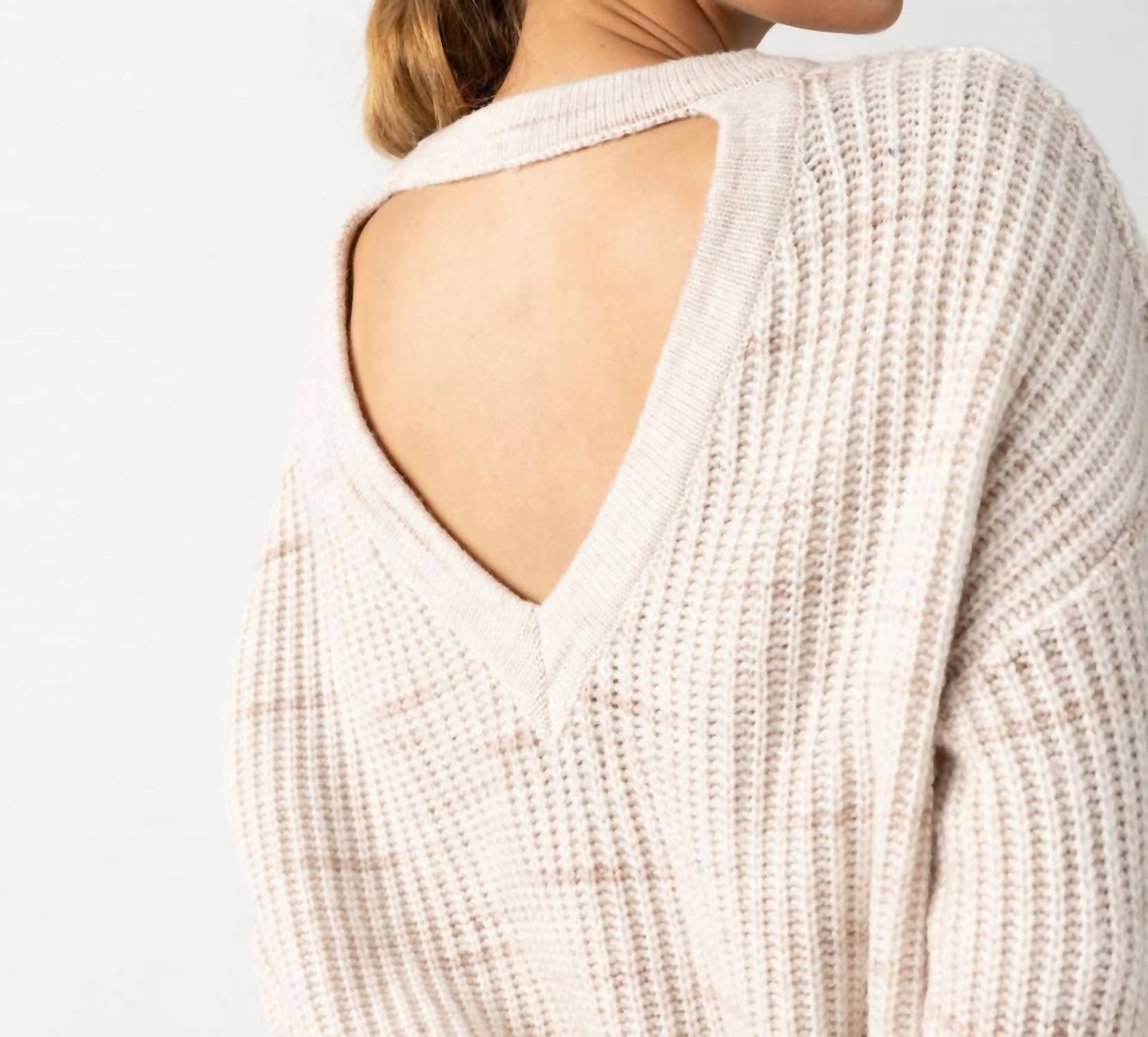 Sanctuary - Cozy V Back Sweater