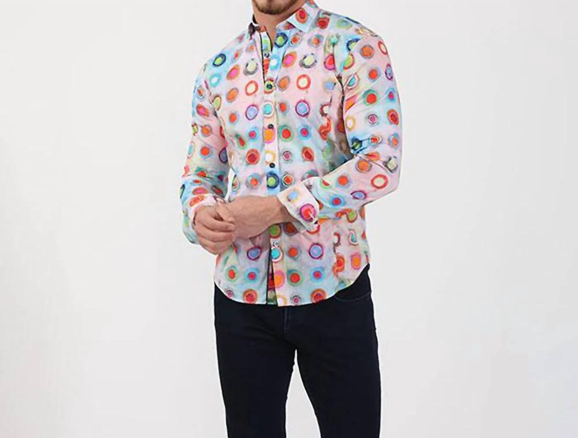 Eight X - Modern Colorful Print Shirt
