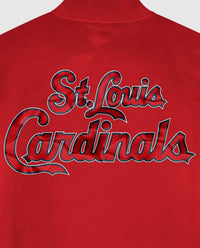 Starter - Men's St. Louis Cardinals Satin Full-snap Jacket