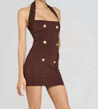 Retrofete - Harlynn Knit Metallic Dress