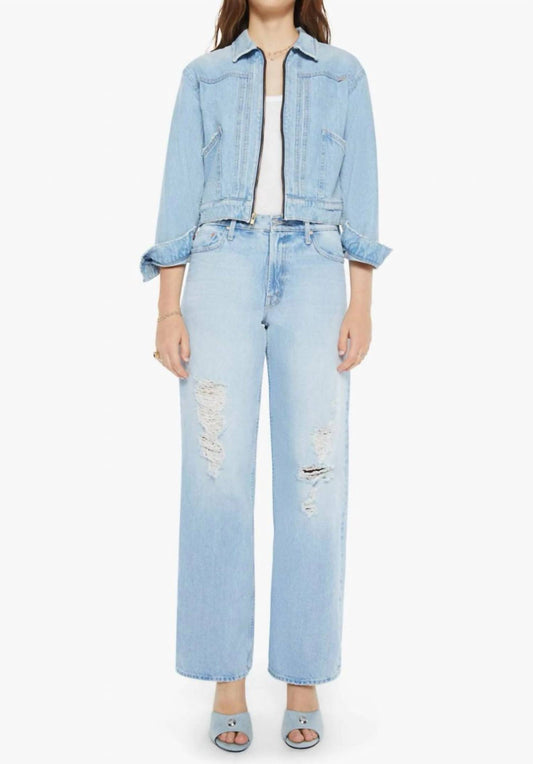 Mother - Duo Shorty Cropped Denim Jacket