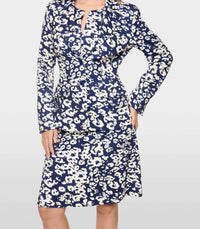 Marc Cain - Fitted Blazer with print