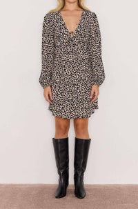 MINKPINK Elka Long Sleeve Mini Dress in floral - women's dress