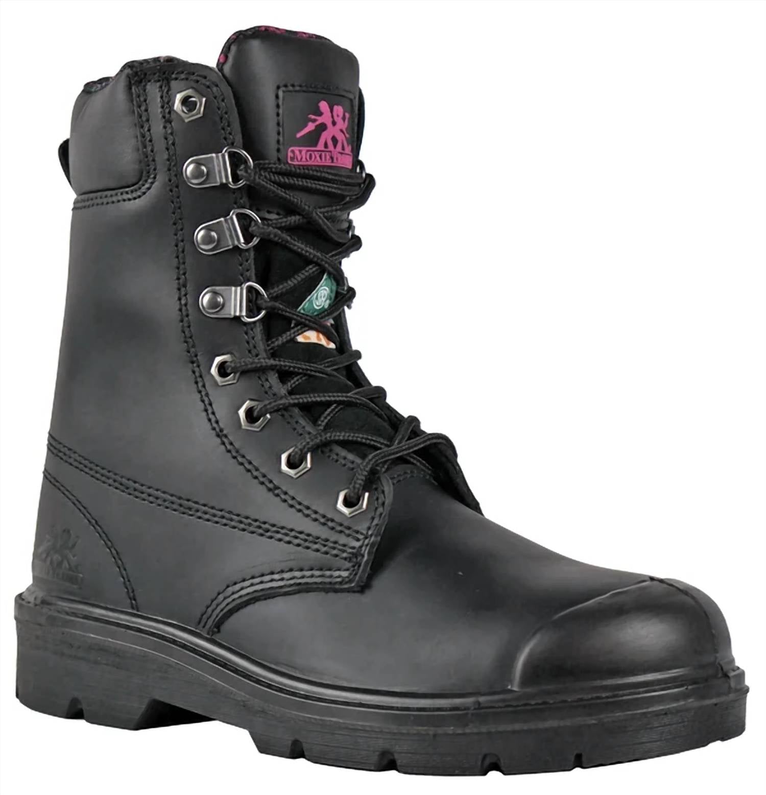 Hoss Boot Company - Women's Moxie Trades 8" Anne Industrial Steel Toe Work Boot