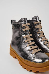 CAMPER Women's Brutus Boot in grey - women's shoe - view 4