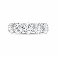Diana M Jewels - Women's Round Lab-Grown Diamond Eternity Band (8.00 Ct) - Elegant Plus
