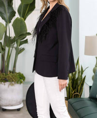 Joh - Jane Jacket with Feathers