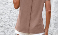 Unknown - Short Sleeve Ribbed T Shirt