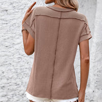 Unknown - Short Sleeve Ribbed T Shirt