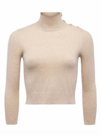 L'Agence - Kamdyn Crop Mock Neck Top