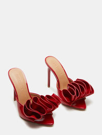 STEVE MADDEN Women's Affinity Heels in red patent - women's heels