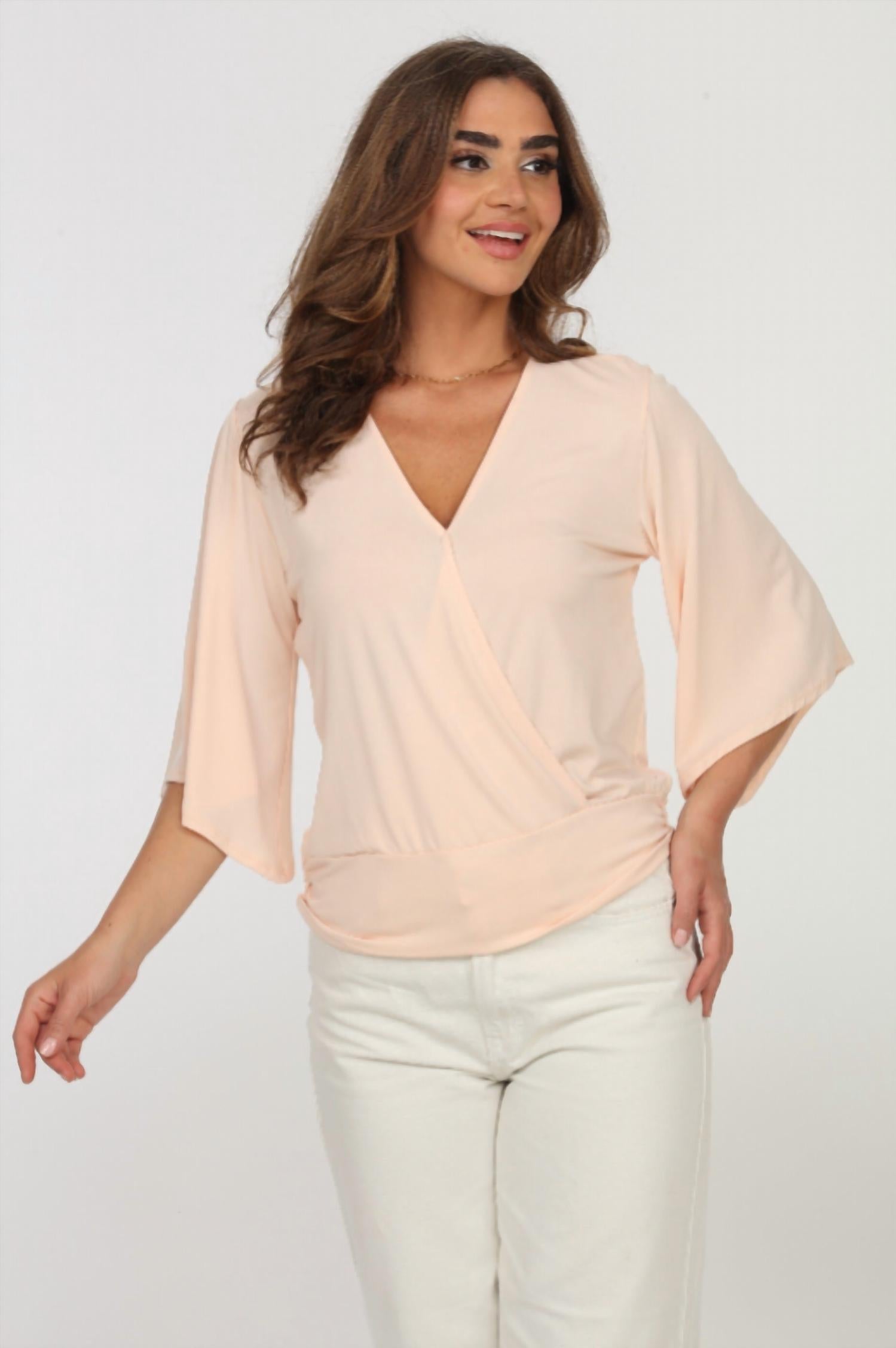Veronica M - Banded Kimono Top