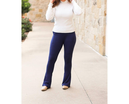 Julia Rose - Niko Flare Leggings With Pocket