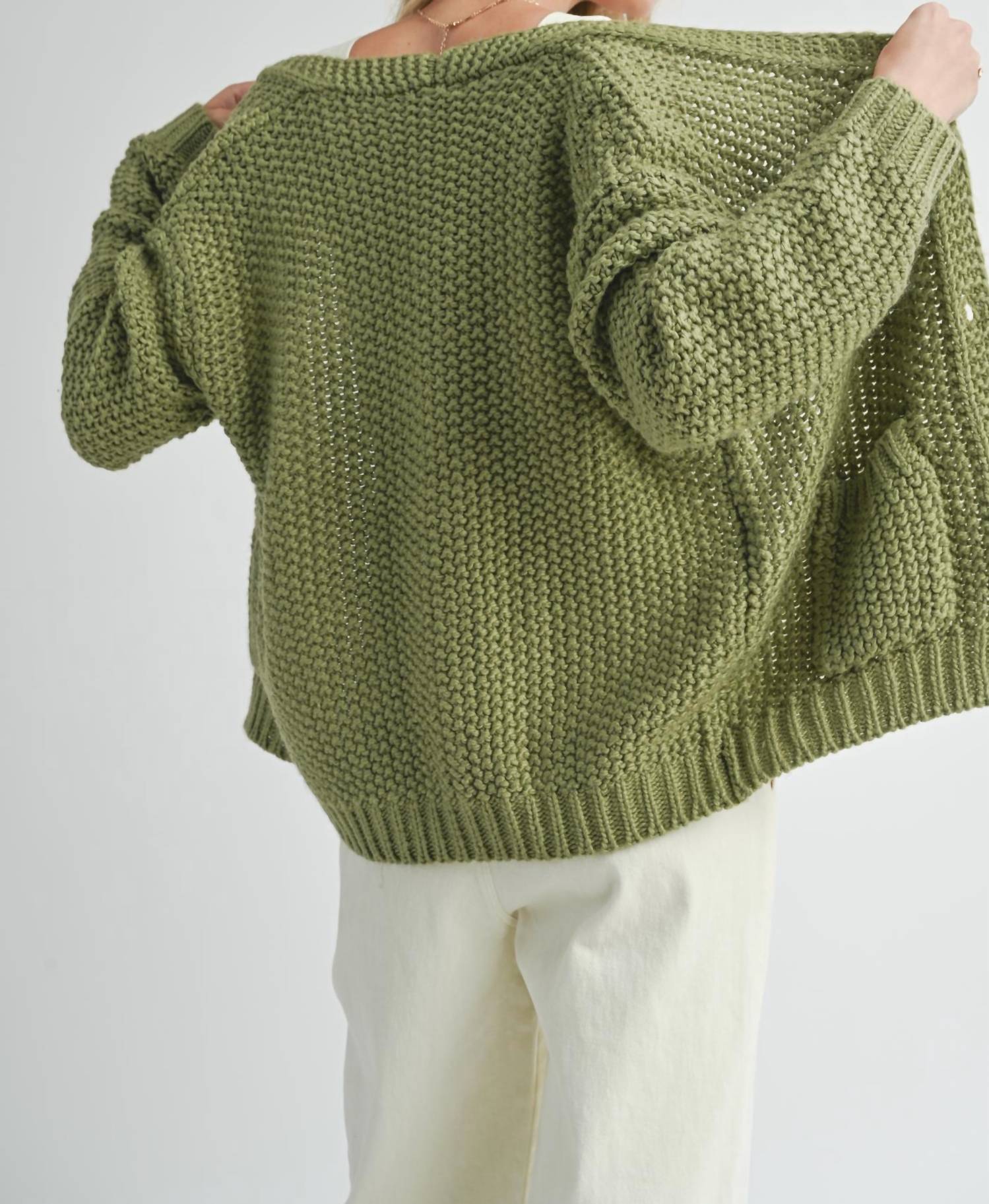 Sadie & Sage - Eleanor Button Down Cardigan