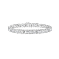 Diana M Jewels - Women's Round Lab-grown Diamond Fashion Ring Bracelet (15.00 Ct) - Grand