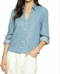 Drew - Lil Button Front Blouse