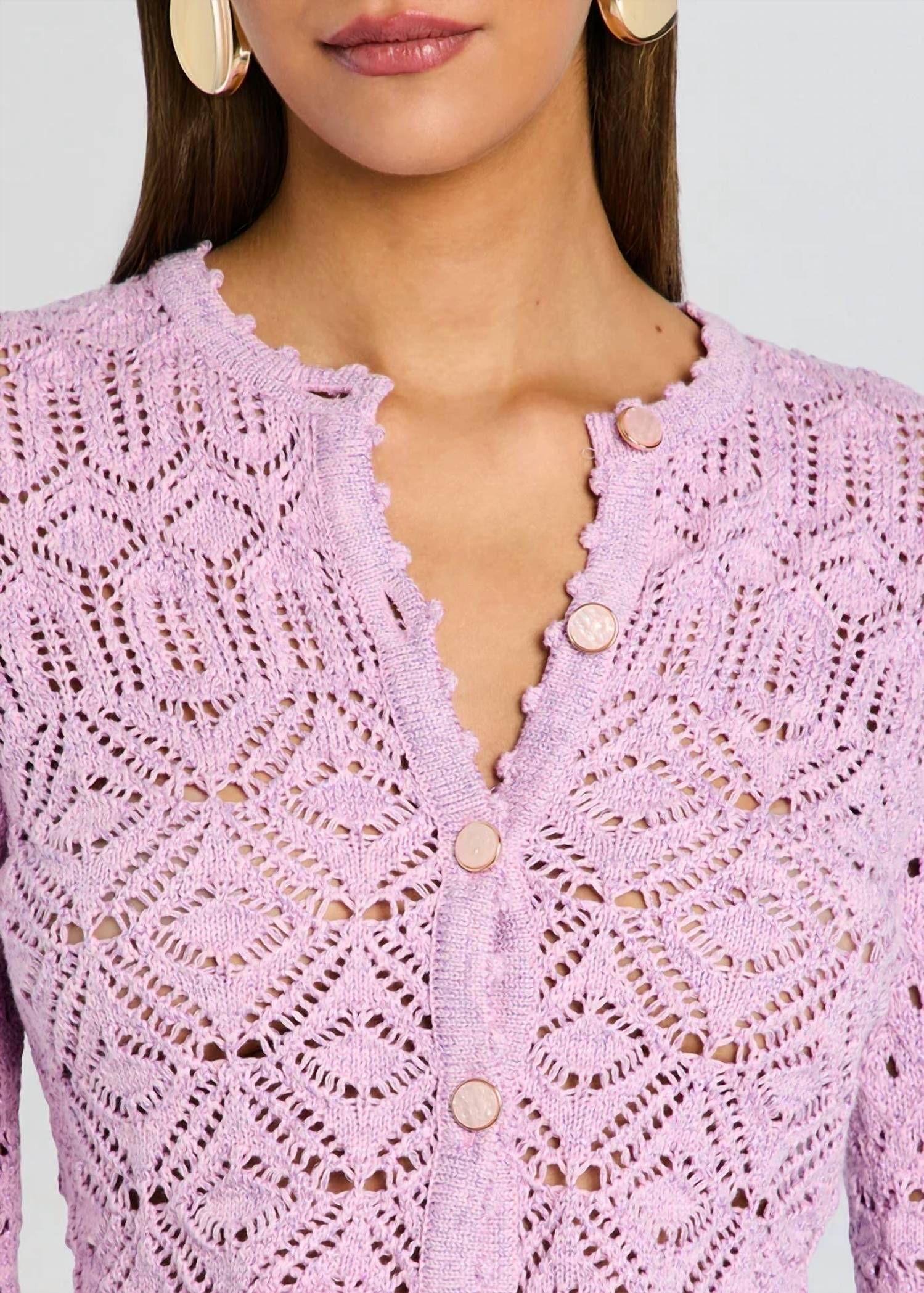 Retrofete - Giuliana Crochet Cardigan