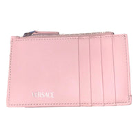 Versace - Women's Leather Zipper Card Holder Slim Wallet