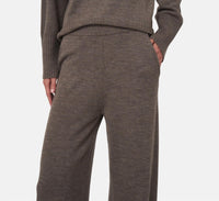 REPEAT cashmere Women's Pull-on Pants in cacao - women's pants - detail view