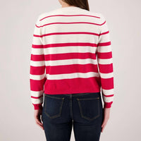 Elliott Lauren - Varigated Striped Cardigan