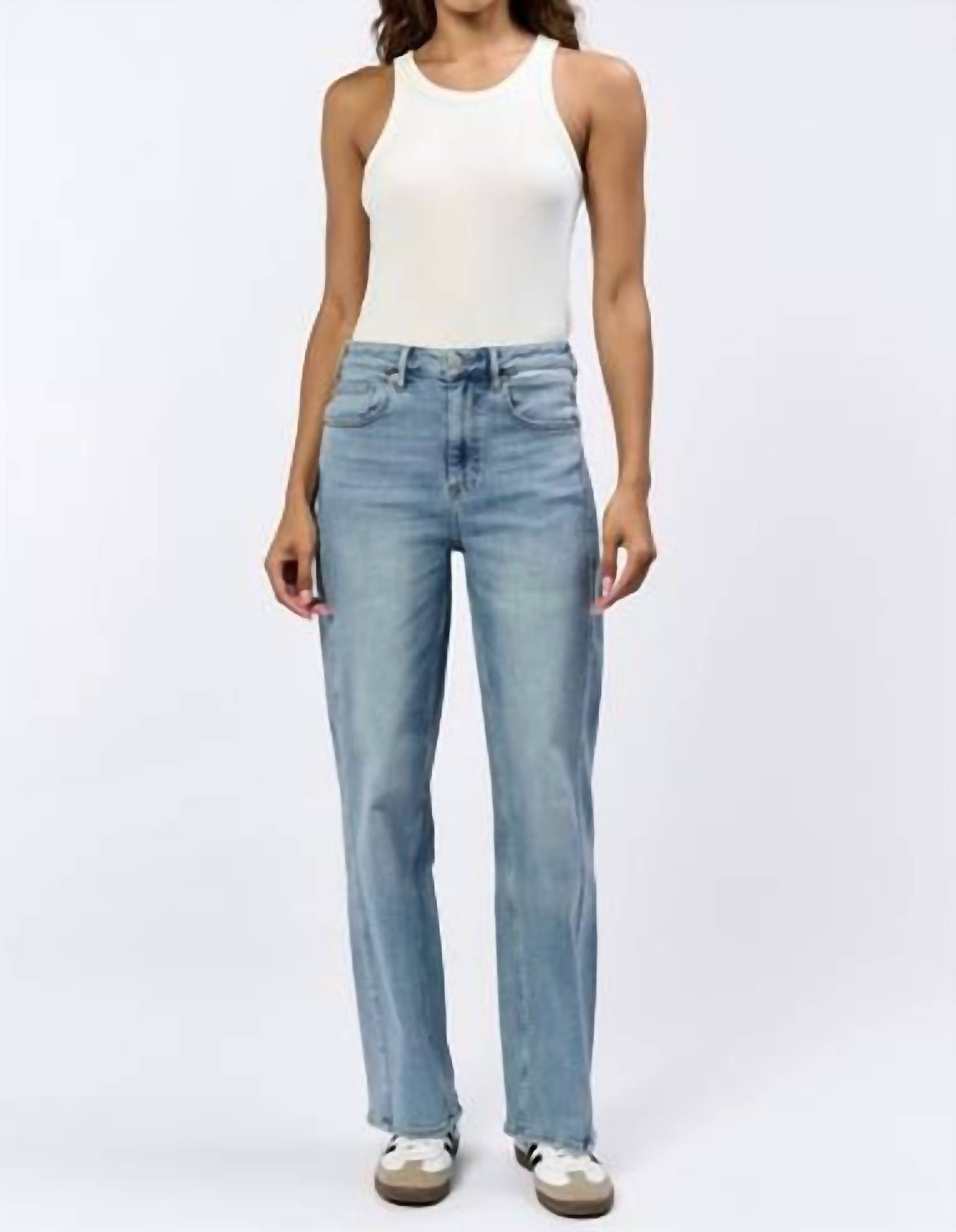 DEAR JOHN DENIM Tommy Straight Leg Jeans in acrtic denim - women's jeans - view 4