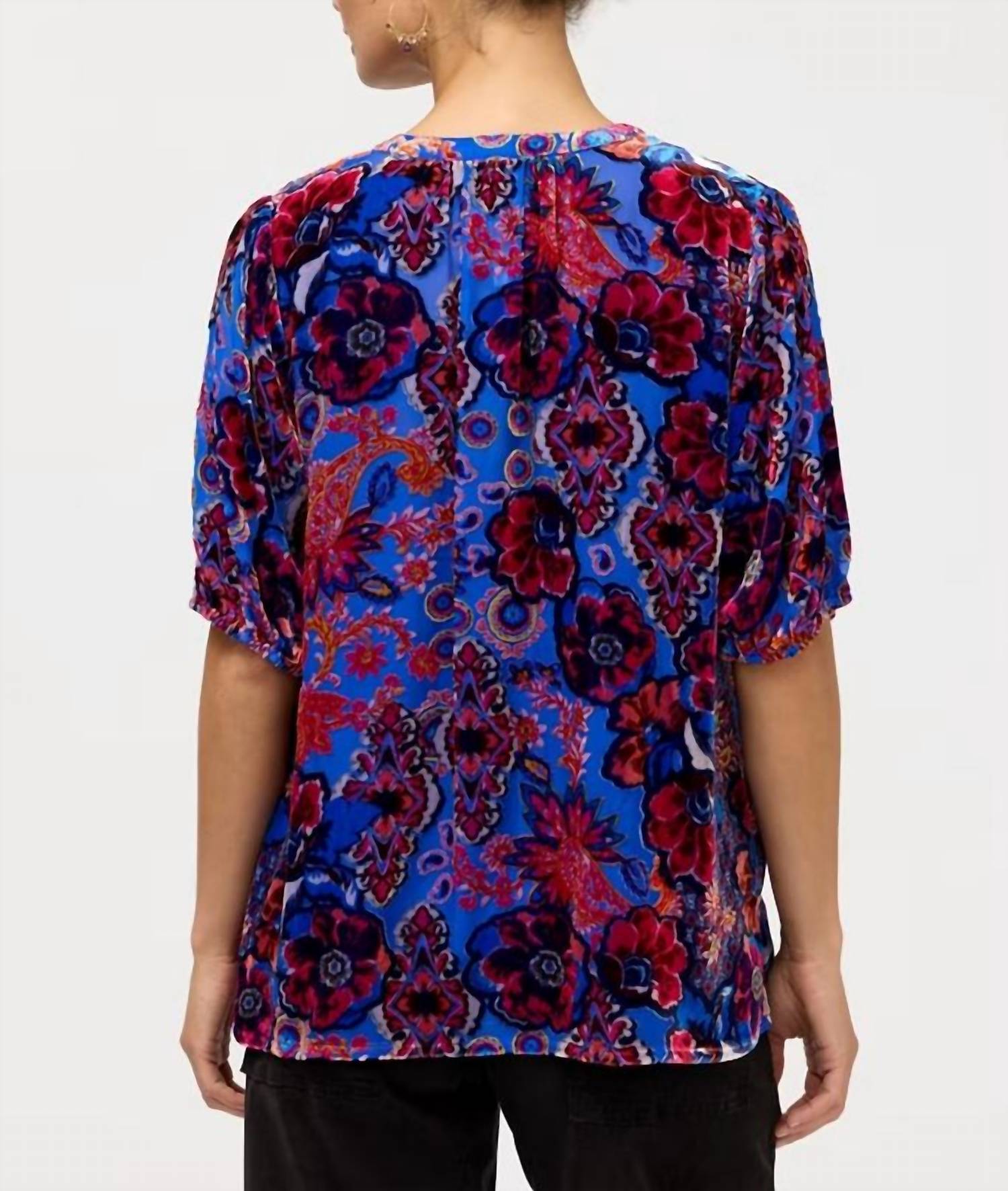 Johnny Was - MARGOT SHORT SLEEVE BLOUSE