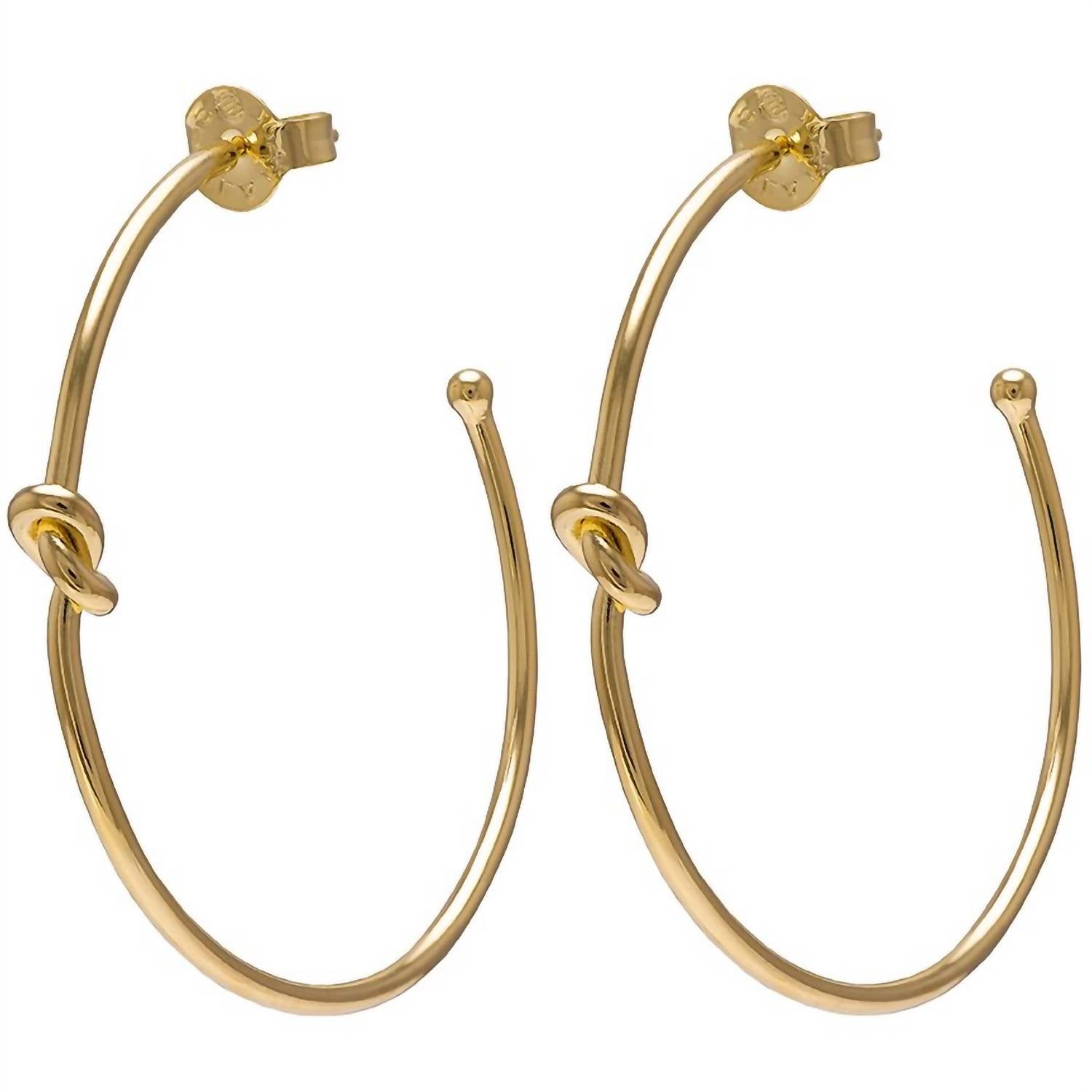 Sheila Fajl - Women's Knot Hoops Earring