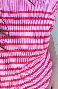 Hayden La - Striped Knit Top