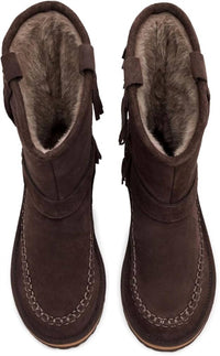 Free People - Women's Faye Fringe Pull On Boots