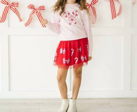 Sweet Wink - Girls' Candy Cane Tutu