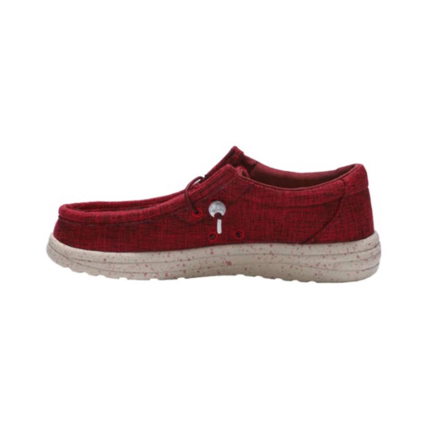 Lamo Women's Paula Casual Deck Shoe in burgundy - women's shoe - view 4