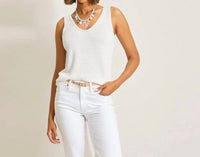Tommy Bahama - Addison Sleeveless Linen-blend Sweater