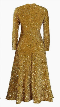 Metamorphosis Girl - Women's Sequin Midi Dress